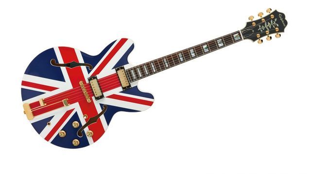 今日の一本】2016.4.20 Epiphone Limited Edition Union Jack Sheraton 